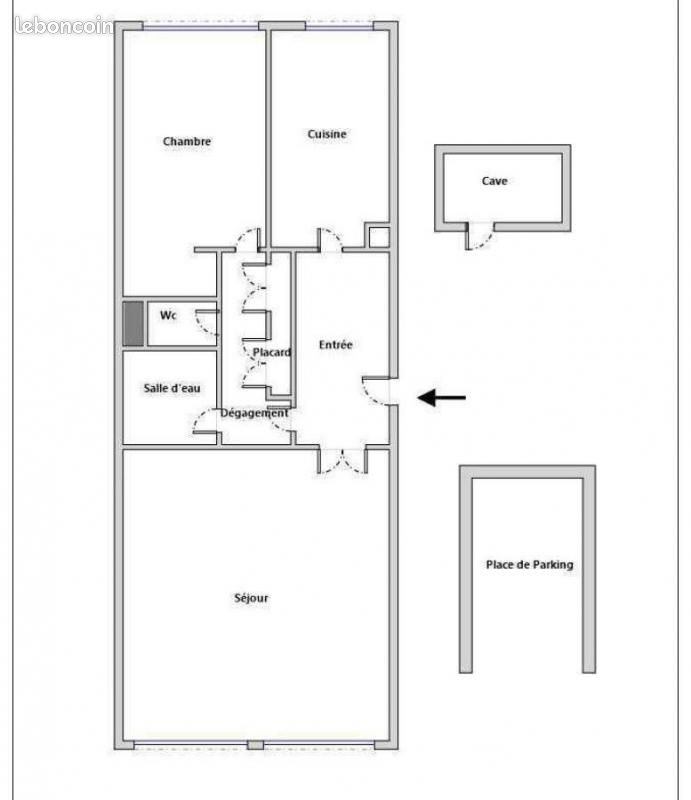 Appartement a louer saint-cloud - 2 pièce(s) - 74 m2 - Surfyn