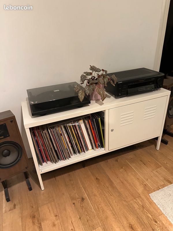 Meuble TV IKEA blanc (image 1)