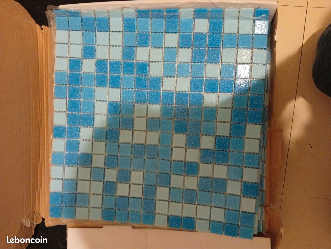 Mosaïque bleue carrelage (image 5)