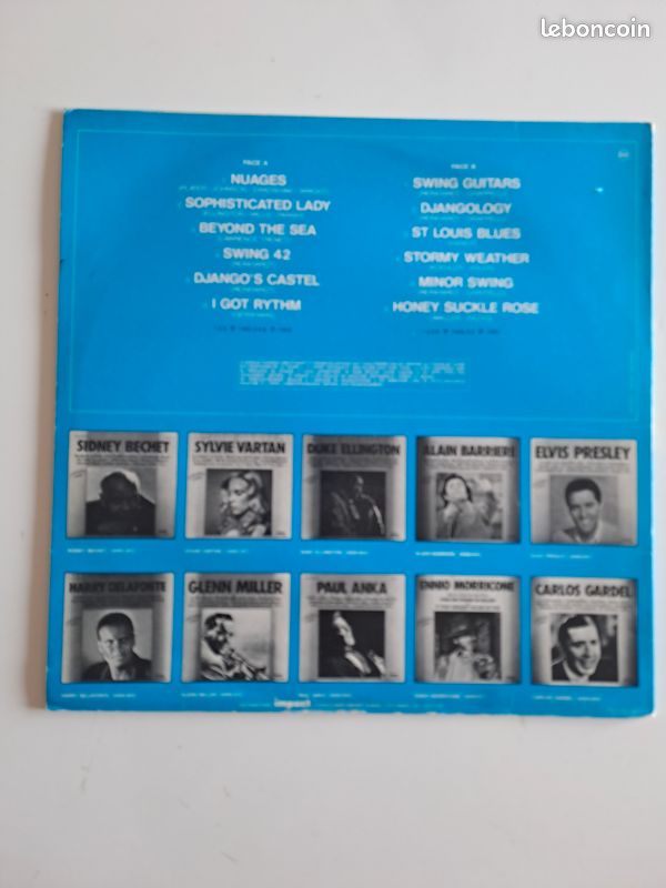 Vinyle 33T Django Reinhardt (image 2)