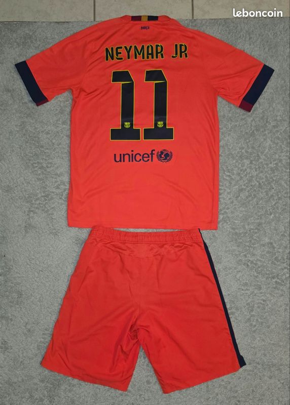 FC Barcelone Coffret Cadeau Pyjama Enfant Neymar Junior – Collection Officielle, Garçon, Polyester, Dans Un Beau Coffret Barça