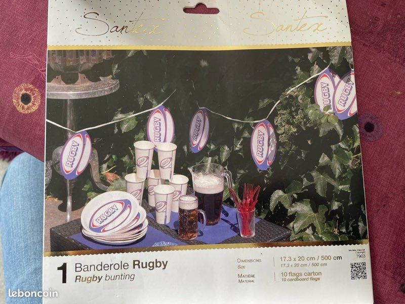 Ballon décoratif - AMOUNE - Thème rugby - Vert - Anniversaire - Mixte - Beaux-Arts et Loisirs créatifs