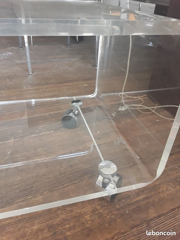 Table TV David Lange En Palissandre Massif - Meuble Contemporain D'occasion