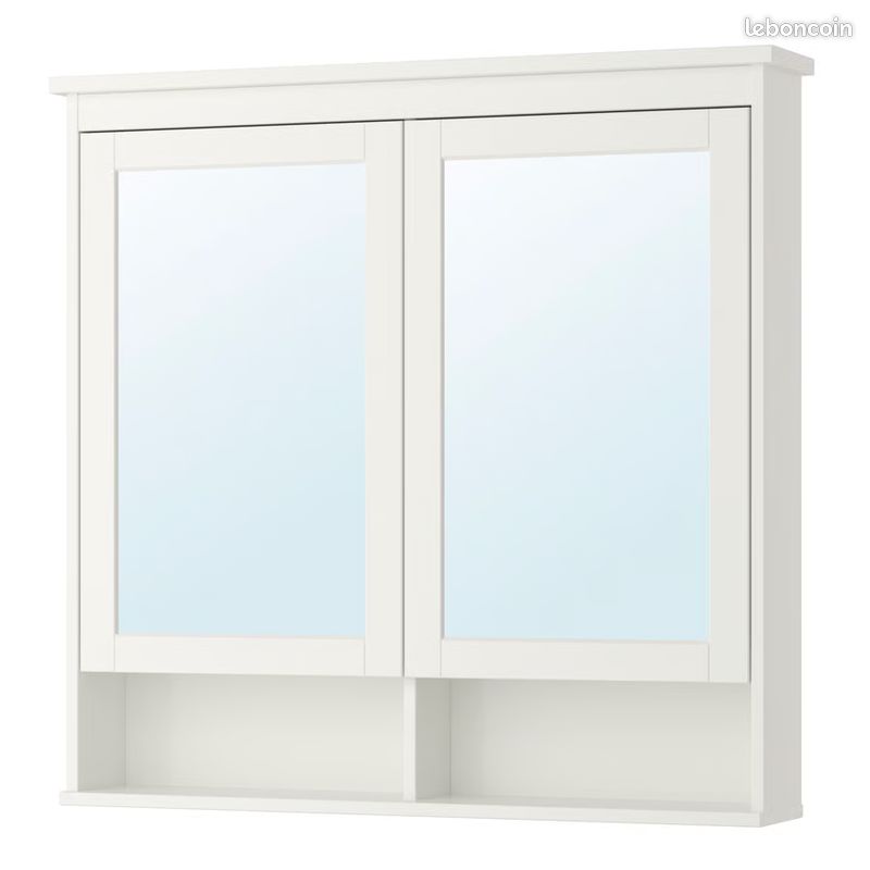IKEA HEMNES salle de bain meuble a miroir 2 portes (image 2)