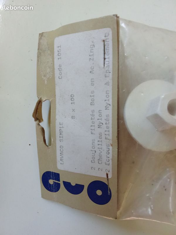 Kit de fixation pour lavabo neuf (image 2)