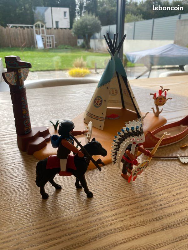 Pièce Playmobil Indiens - Tête De Totem (réf. E1107, 4012) - Occasion