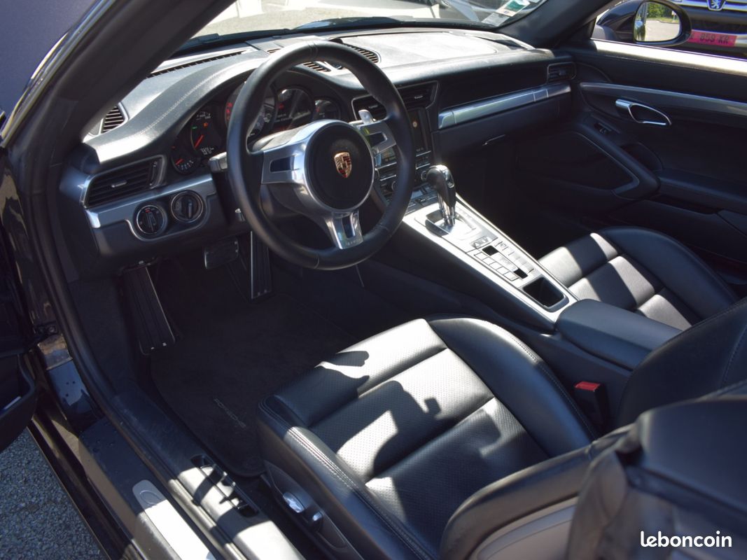 Porsche 911 carrera cabriolet 991 carrera s 3.8 400 cv / pack chrono / pasm / tableau bord cuir / suivi complet porsche (image 19)