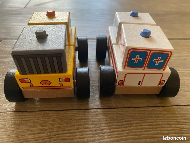 Camions en bois à emboîter (image 3)