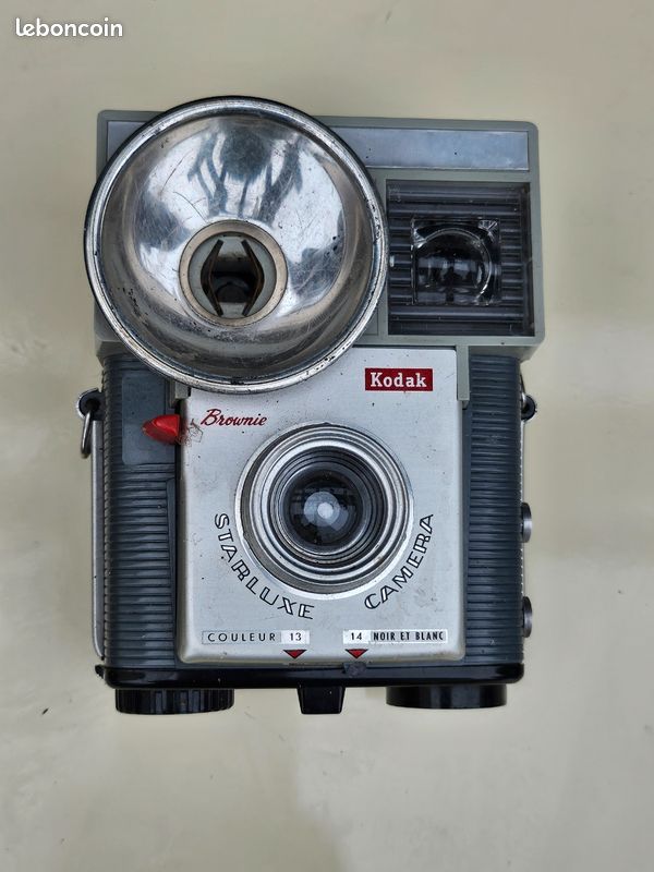 kodak brownie Starluxe 4 Camera-appareil photo vintage-etui pochette/mode emploi