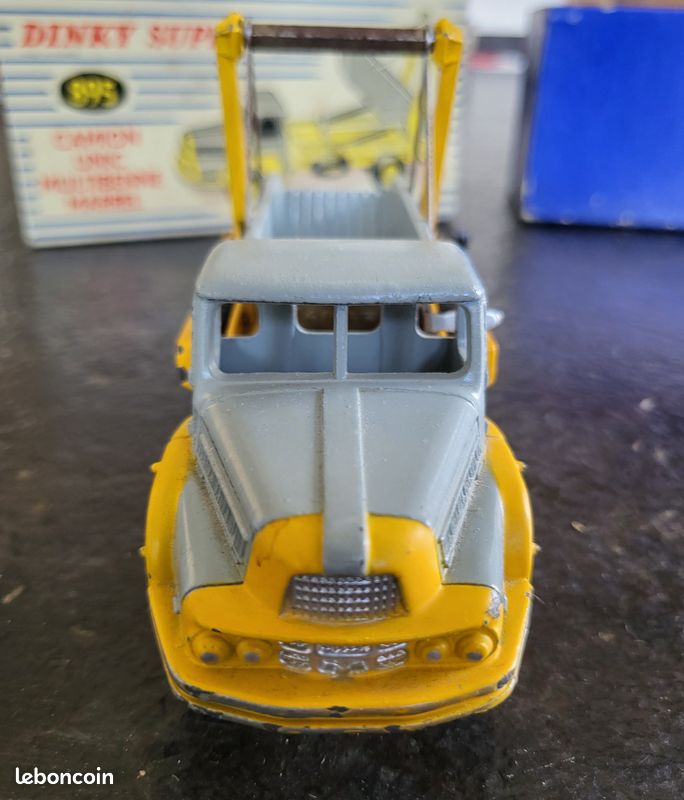 Miniature Dinky Toys Camion Multibenne Berliet Marrel - Échelle 1/43 - Fabriqué En France - Occasion