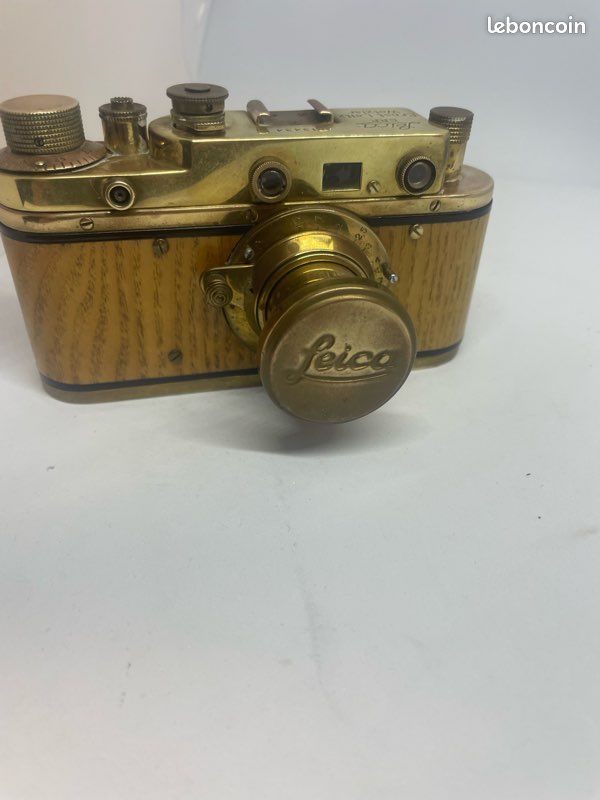Appareil photo zorki urss ,repro leica vintage gainage bois (image 13)