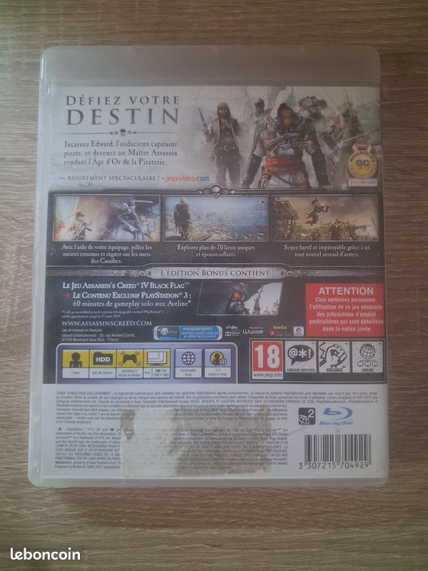 Jeu PS3 - Wonderbook: Book of Spells - Version FR - Bon état + Notice