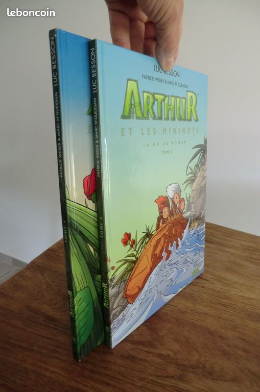 2 albums bd arthur et les minimoys Tomes 1 & 2 (image 2)