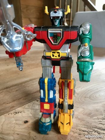 Ancien Robot Métal Chogokin Bandai – Power Rangers – Incomplet – Vintage 1979 (Singapour)