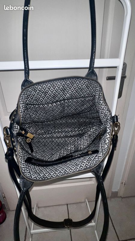 Sac cabas lulu castagnette noir (image 3)