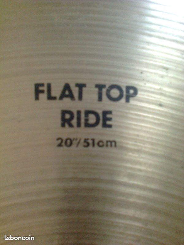 Lot de cymbales (charley 13 sabian HH fusion et ride zildjian 20 flat ride ) (image 4)