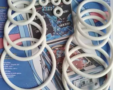 Kit Complet Flipper Williams Triple Strike - élastiques, Billes, Ampoules, Neuf