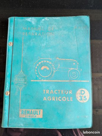 Tracteur Miniature RENAULT D35 REPLICAGRI - 1/32 - Avec Figurine - Neuf - REP173
