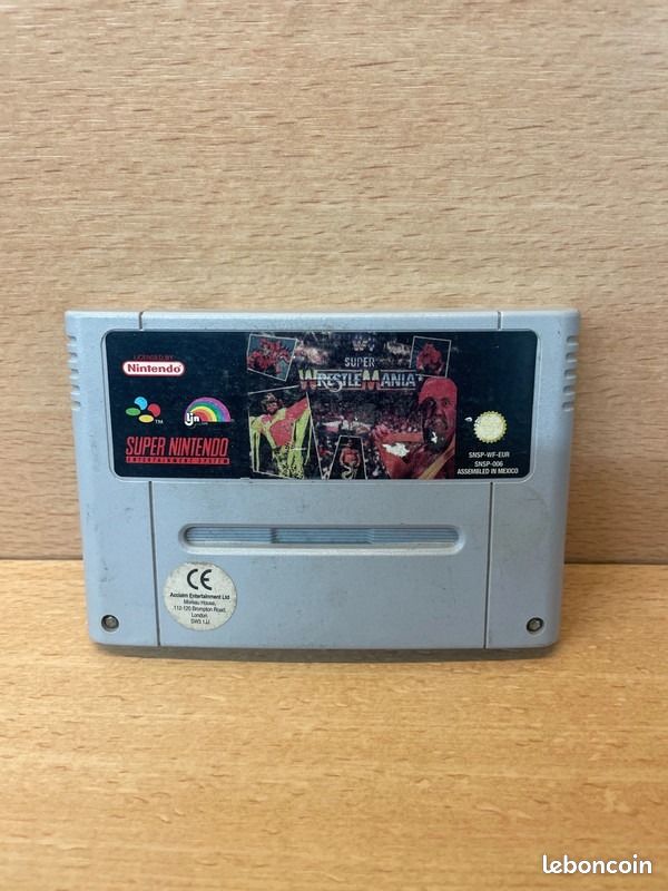 WWF Super WrestleMania Super Nintendo SNES jeu PAL (image 1)