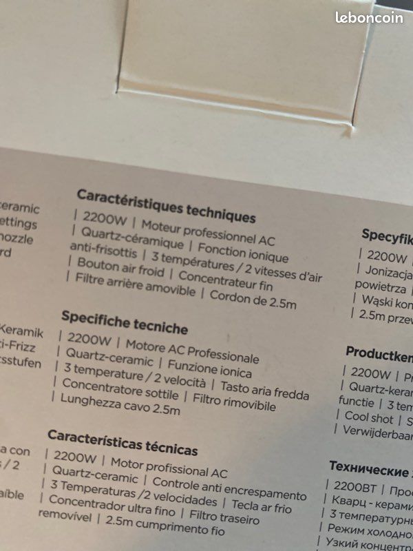 Sèche cheveux Babyliss (image 2)