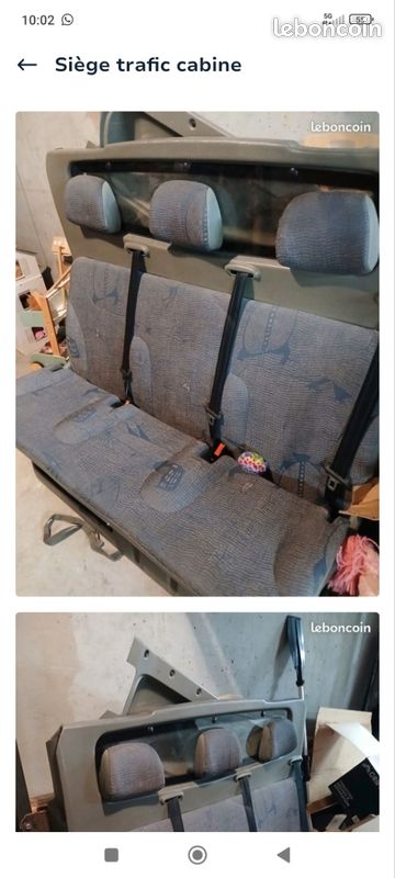 Siège cabine trafic Équipement auto