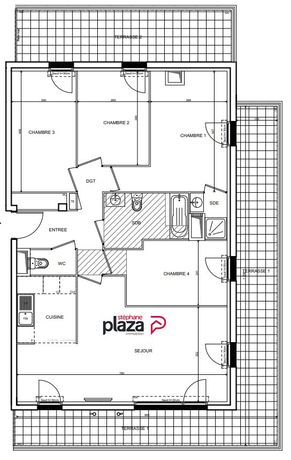 Appartement a louer bagneux - 5 pièce(s) - 93 m2 - Surfyn