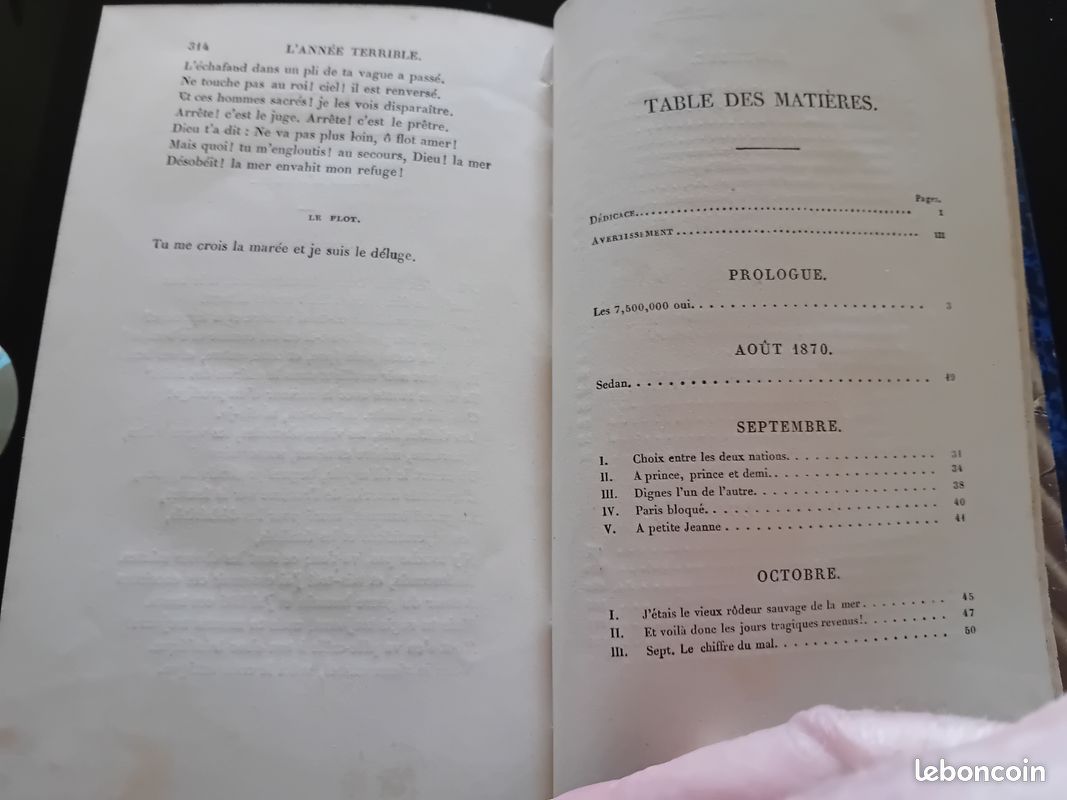 Victor Hugo, L'ANNEE TERRIBLE, Hachette et Cie, 1883 (image 13)