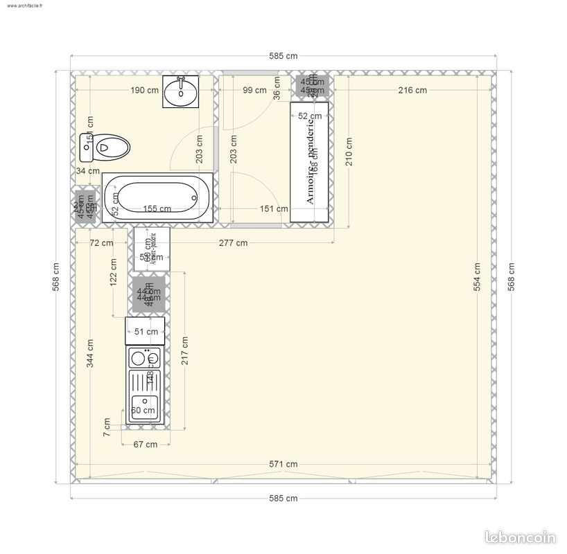 Appartement a louer antony - 1 pièce(s) - 30 m2 - Surfyn