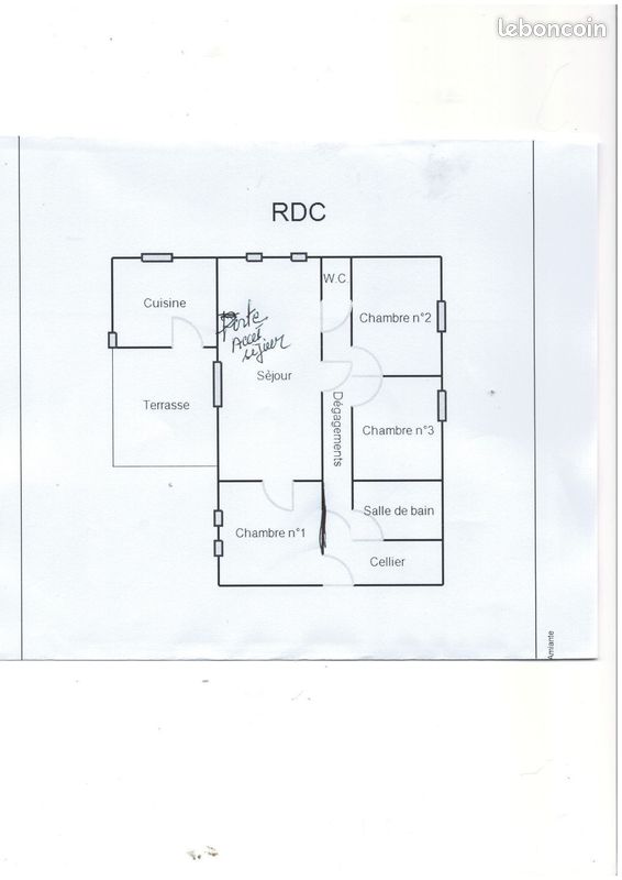 Appartement 4 pièces 83 m² · à Générargues · 82,6 m² · 840 €