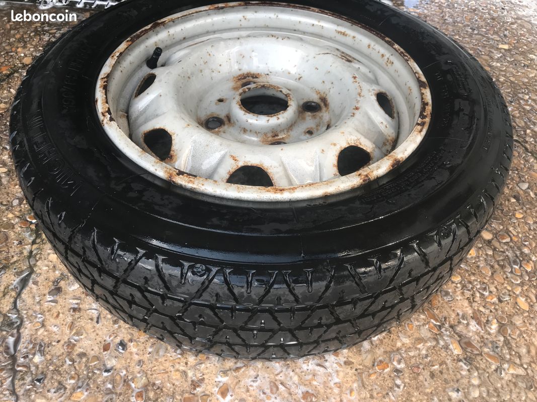 1 Roue Peugeot 504 - 505 - Pneu TRX 190 65 390 - Équipement auto