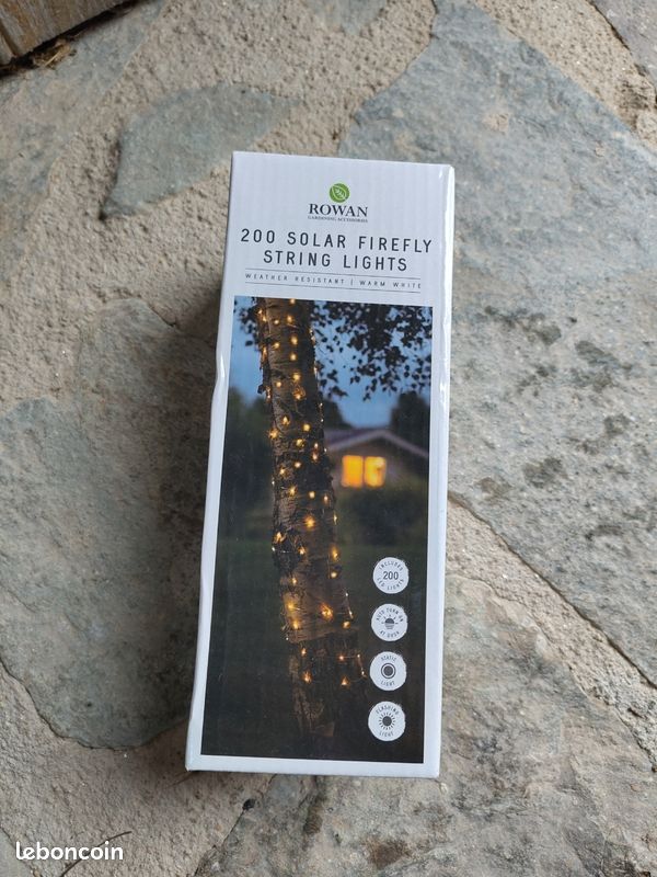 Guirlandes lumineuses solaires (image 1)