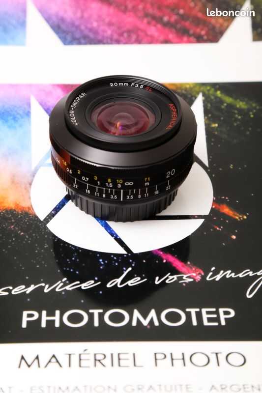 Objectif Voigtländer 20mm Color-Skopar F3.5 - Monture Canon EF - Grand Angle