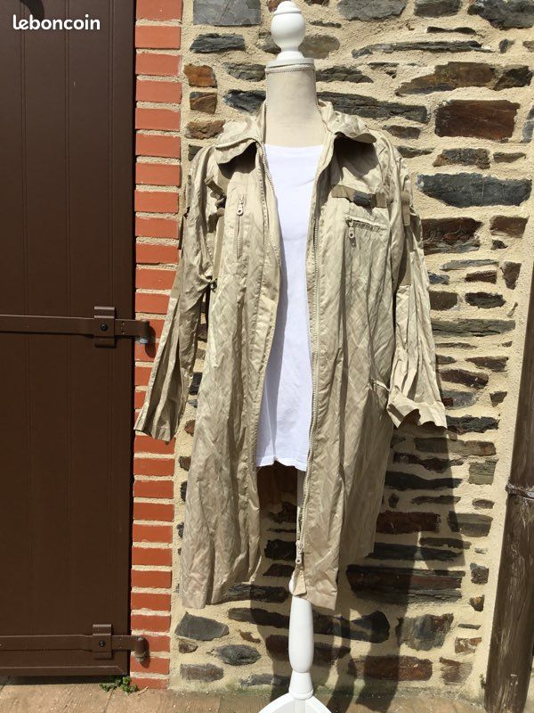 Imper froissé Et Dieu créa la Femme Beige, Taille 40 (image 3)