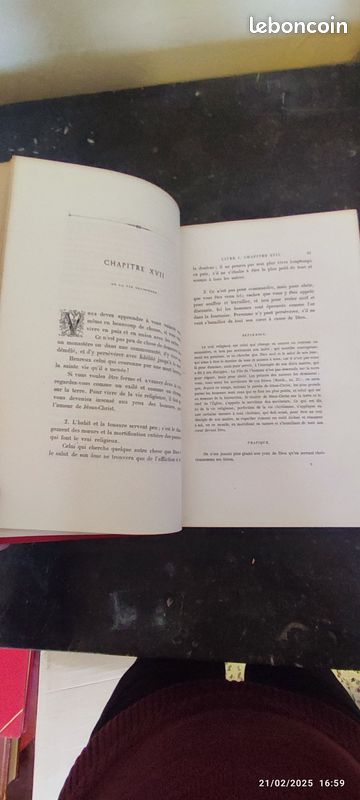 Abbe l. Bautain l imitation de jesus christ1857 (image 10)