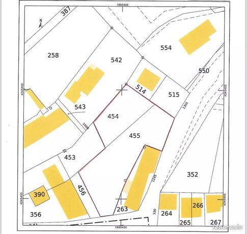 Terrain 1240 m² Apprieu
