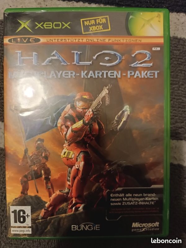 Jeu HALO 2 Pour Xbox (Original) - Version PAL FR Complète (boîte, Notice)