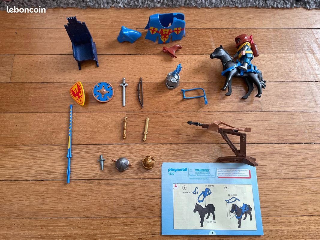 Playmobil cheval du chevalier (4339) (image 2)