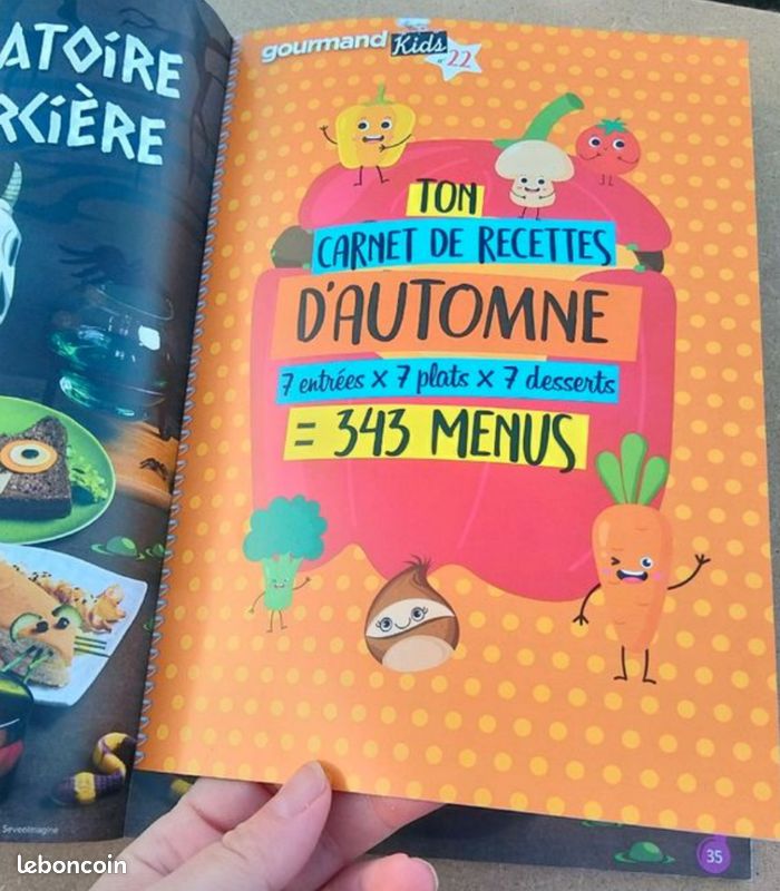 Livre "La cuisine amusante des p'tits chefs" Buffet d'Halloween 50 recettes 343 menus (image 8)