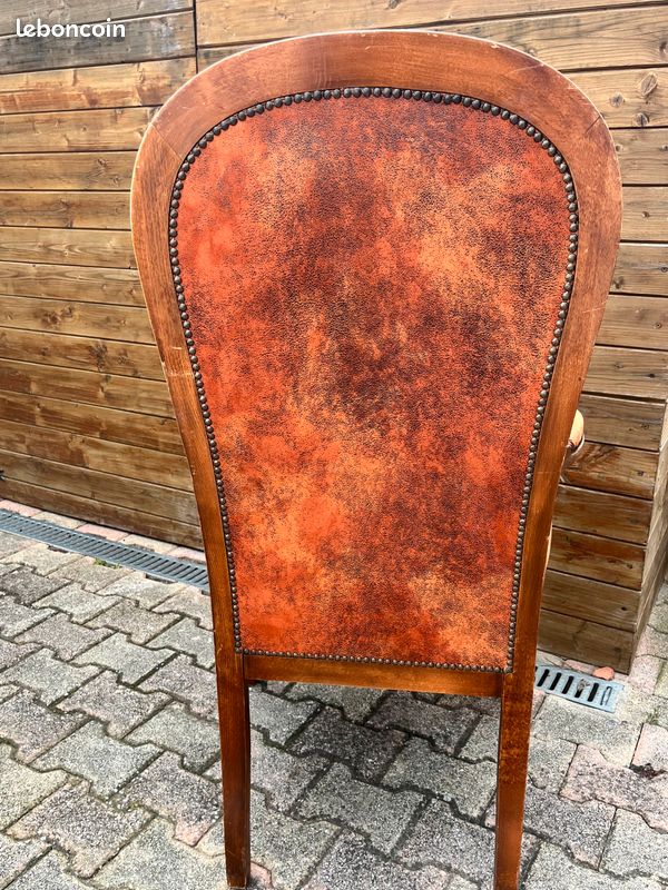 Fauteuil voltaire bois (image 1)