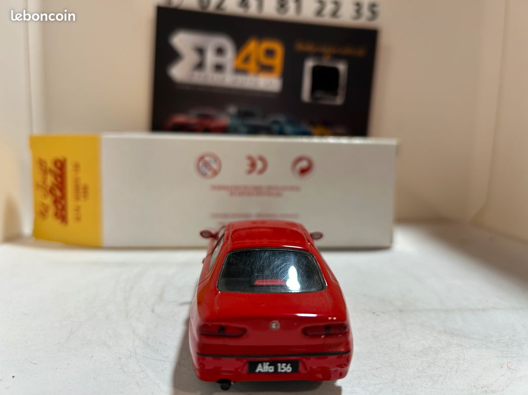 Miniature Minichamps 1/43 – Alfa Romeo 156 – 1997 – Occasion Comme Neuve – Boîte D'origine