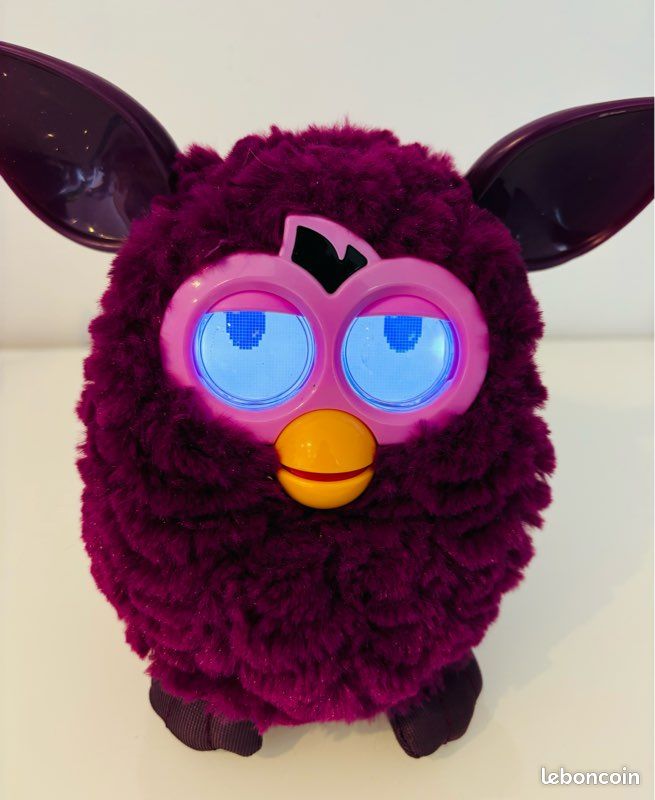 Hasbro 2012 #A006 Furby Plum Fairy purple peluche interactive prune violet lot rare vintage boom voodoo tiger retro animal interactif furbish galaxy furblets baby food cards collection SOP77 (image 10)