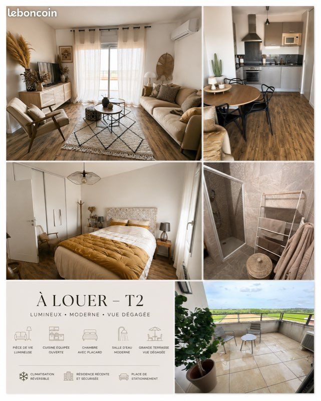 Appartement 2 pièces 44 m² · à Boujan-sur-Libron · 44 m² · 705 €/mois
