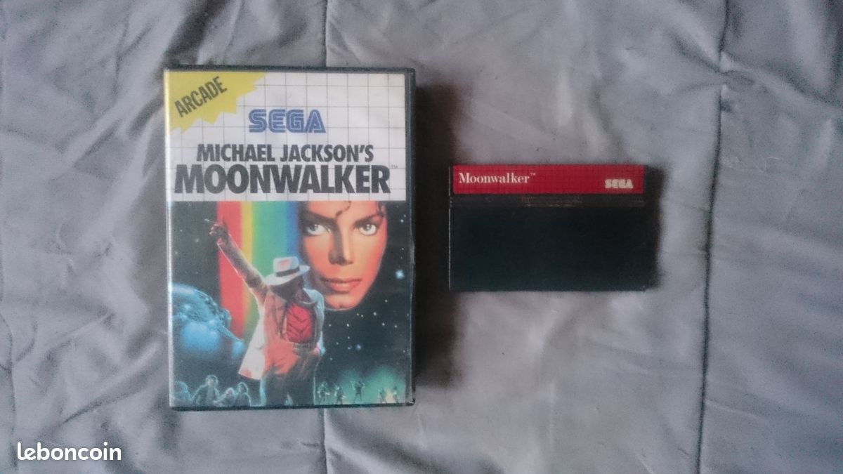Jeu Michael Jackson's Moonwalker Pour Sega Master System - Version PAL ITA | Rétro Gaming Bon état