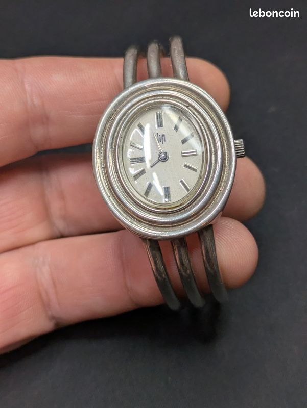 Montre LIP Mécanique Vintage Pour Homme - Fonctionne - Bracelet Cuir - Occasion