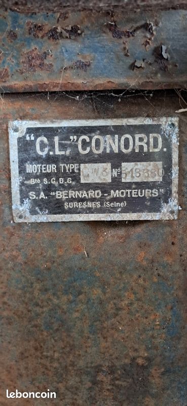 C.l conord w3 S.A Bernard moteurs (image 1)