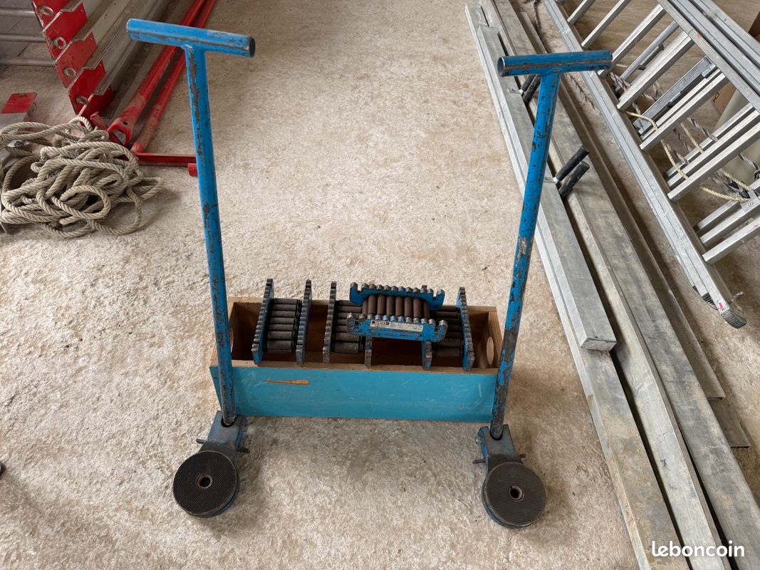 Patins rouleurs industriels SED 4 x 100 kN - capacité env. 40 tonnes - levage / chenillettes / manutention (image 6)