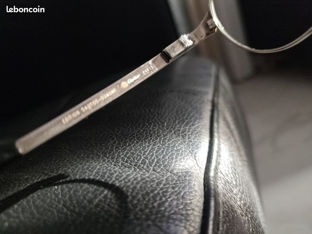Lunettes CARTIER vintage modèle Santos luxe collection (image 3)
