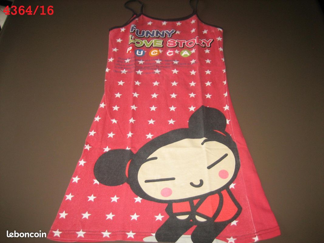 Pyjama rouge pucca 10 ans (ludo14) (image 1)