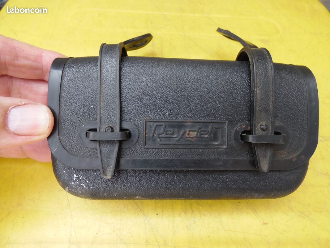 ANCIENNE SACOCHE BOÎTE à outils pour moto ou Vélo vintage style TERROT