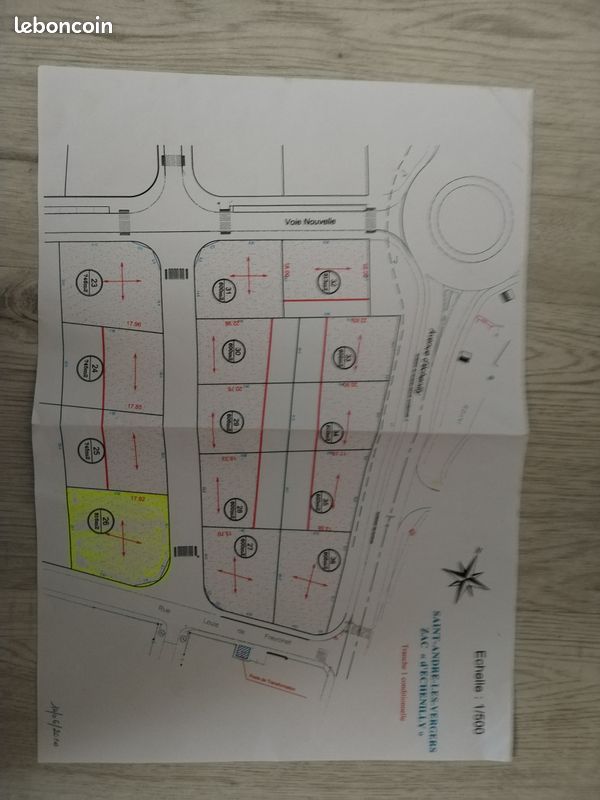 Terrain viabilisé 816 m² · à Saint-André-les-Vergers · 124 990 €